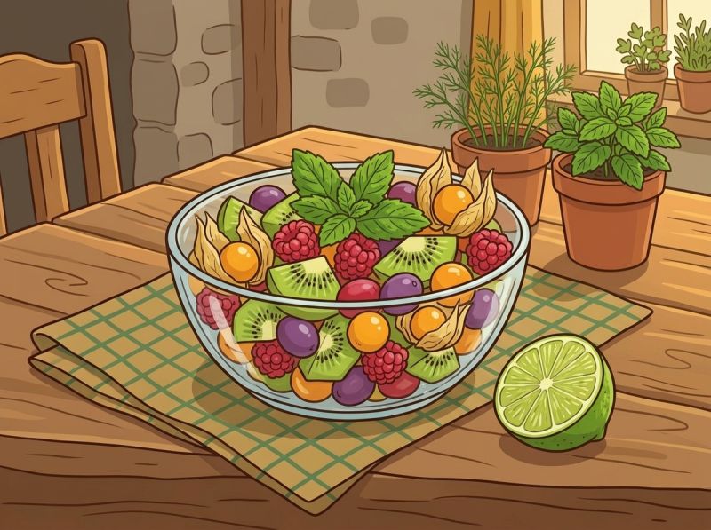 Datei:Rezept Sommerlicher Obstsalat mit Minze.jpg