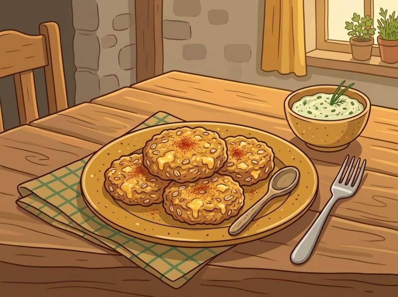 Datei:Rezept Haferflocken-Käse-Bratlinge.jpg