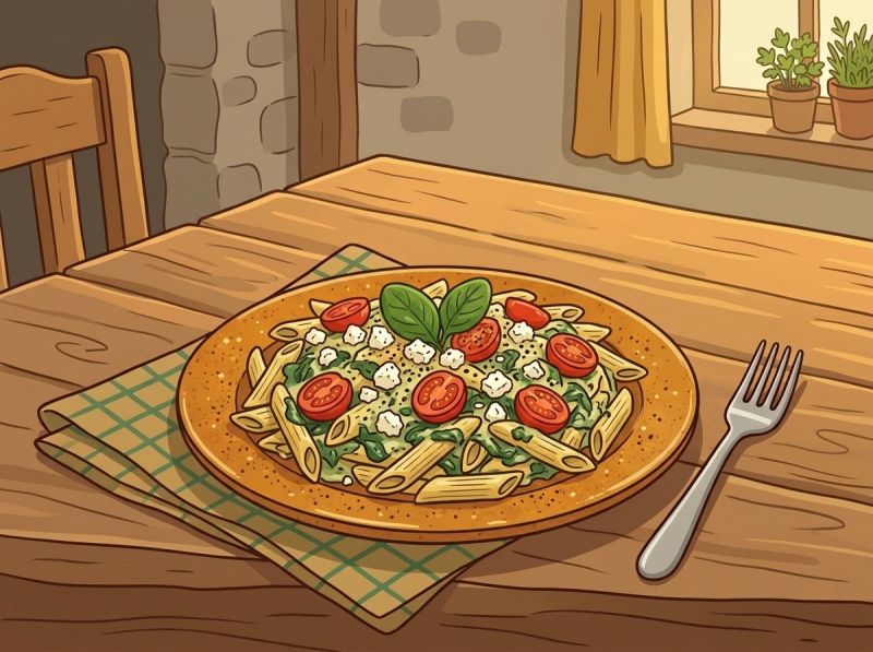 Datei:Rezept Spinatnudeln mit Frischkäse.jpg