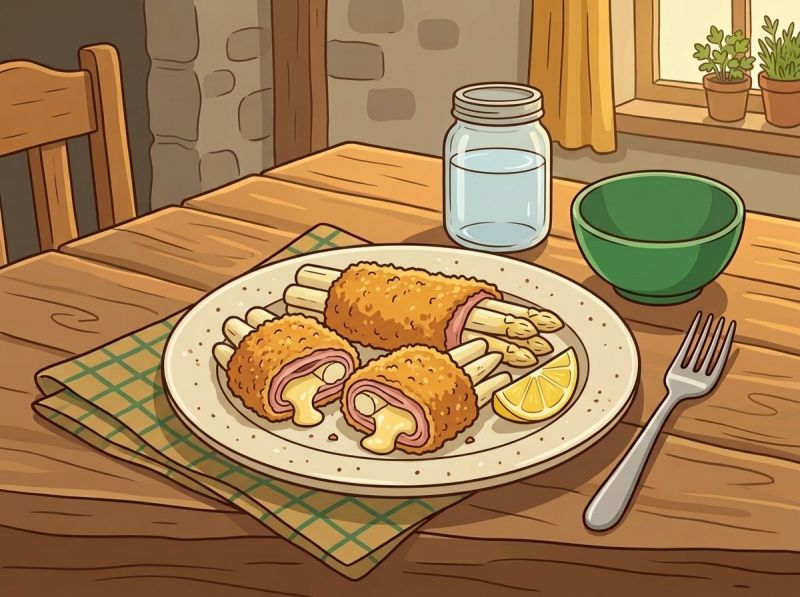Datei:Rezept Panierter Spargel im Käse-Schinken-Mantel.jpg