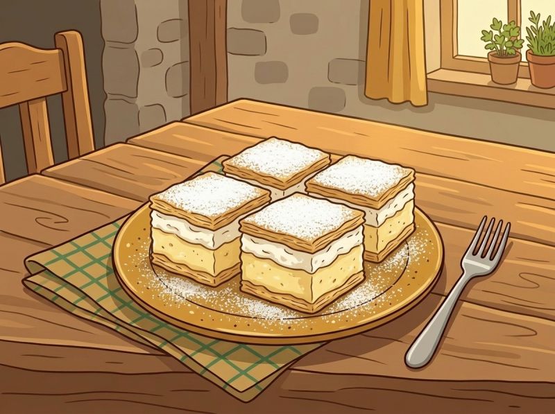 Datei:Rezept Krempita, Cremeschnitte vom Balkan.jpg
