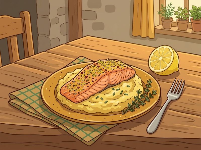 Datei:Rezept Zitronen-Lachsfilet auf Kartoffelpüree.jpg
