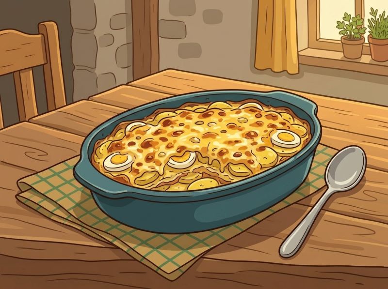 Datei:Rezept Kartoffel-Eier-Auflauf mit Käsesoße.jpg