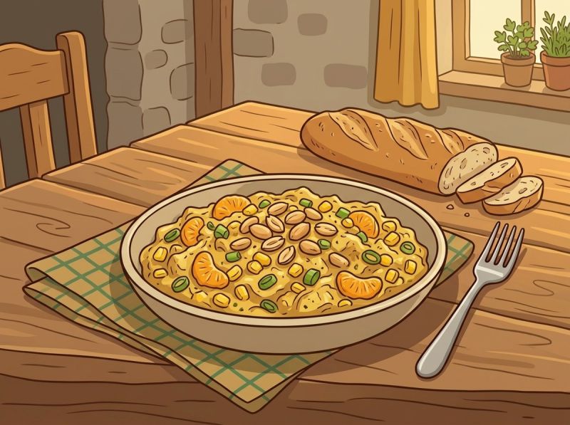 Datei:Rezept Geflügelsalat mit Mandarinen.jpg