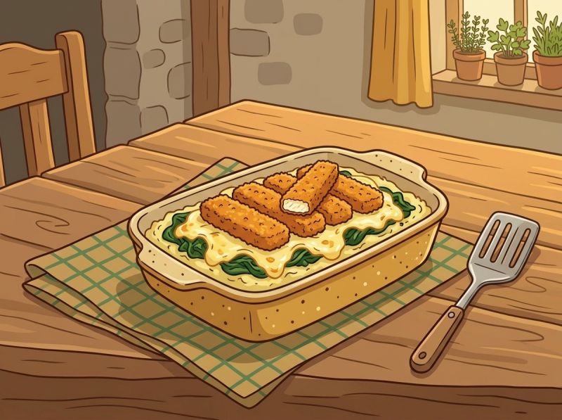 Datei:Rezept Fischstäbchenauflauf mit Spinat.jpg